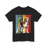 Best Buddy Beagle Dog T-Shirt - Black