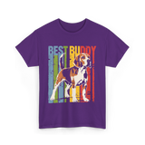 Best Buddy Beagle Dog T-Shirt - Purple