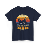 Best Cat Mom Ever Cat Lover T-Shirt - Navy