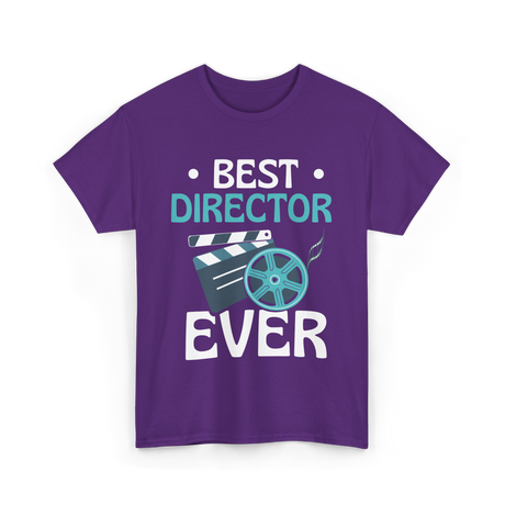 Best Director Ever Directing Industry T-Shirt - Purple