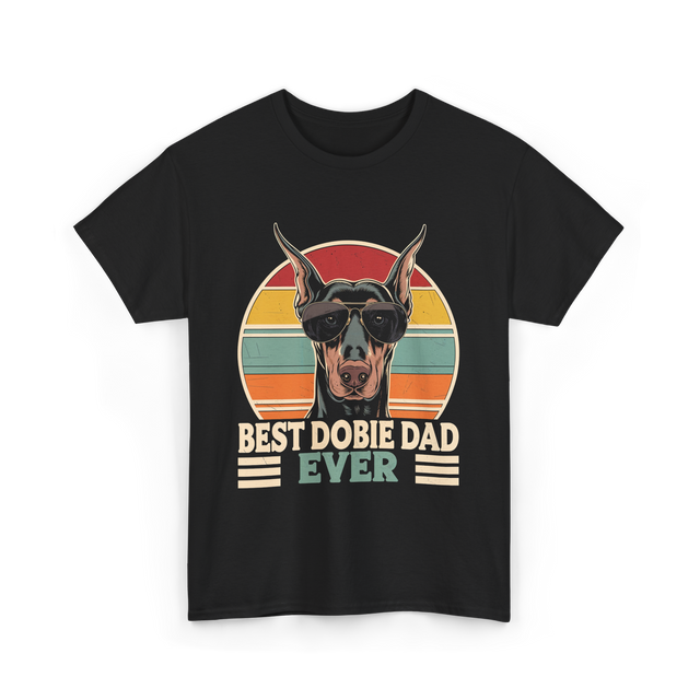 Best Dobie Dad Ever Dobermann T-Shirt - Black