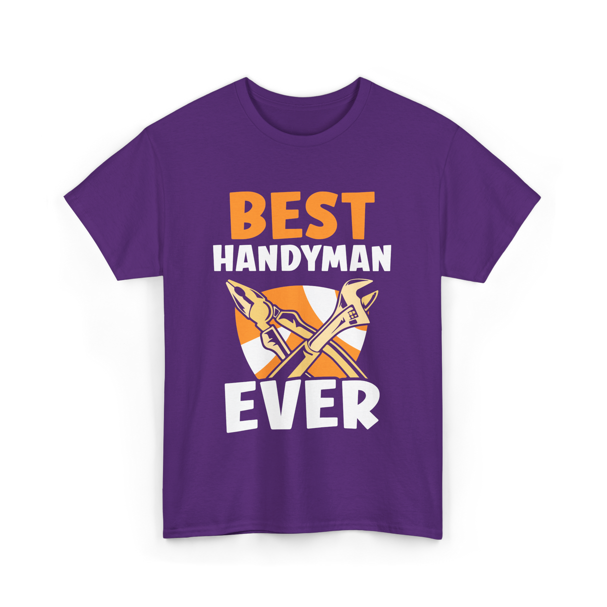 Best Handyman Ever Handyman T-Shirt - Purple