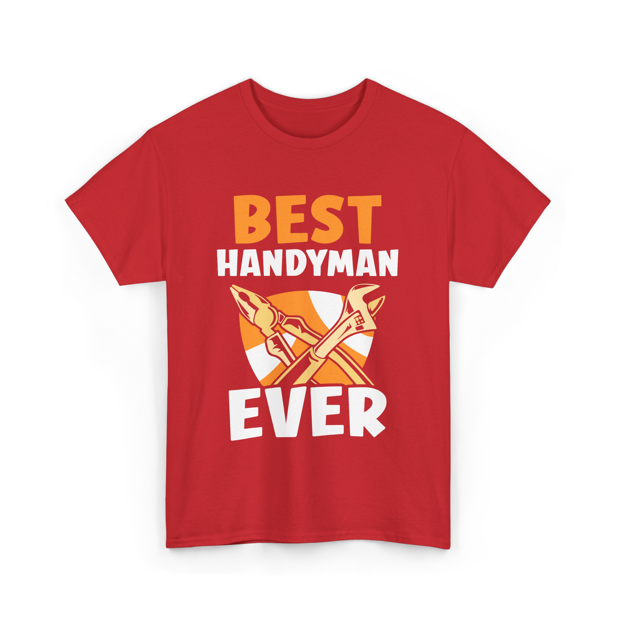 Best Handyman Ever Handyman T-Shirt - Red