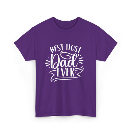 Best Host Dad Ever Dad T-Shirt - Purple