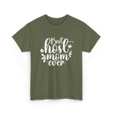 Best Host Mom Ever Host Mom T-Shirt - Military Green