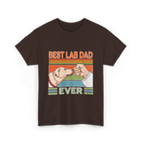 Best Lab Dad Ever Labrador T-Shirt - Dark Chocolate