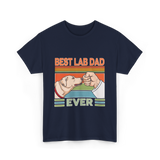 Best Lab Dad Ever Labrador T-Shirt - Navy