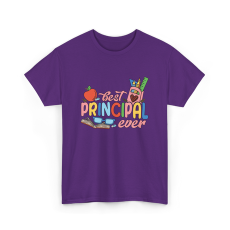 Best Principal Ever Principal T-Shirt - Purple