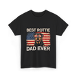 Best Rottie Dad Ever Rottweiler T-Shirt - Black