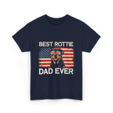 Best Rottie Dad Ever Rottweiler T-Shirt - Navy