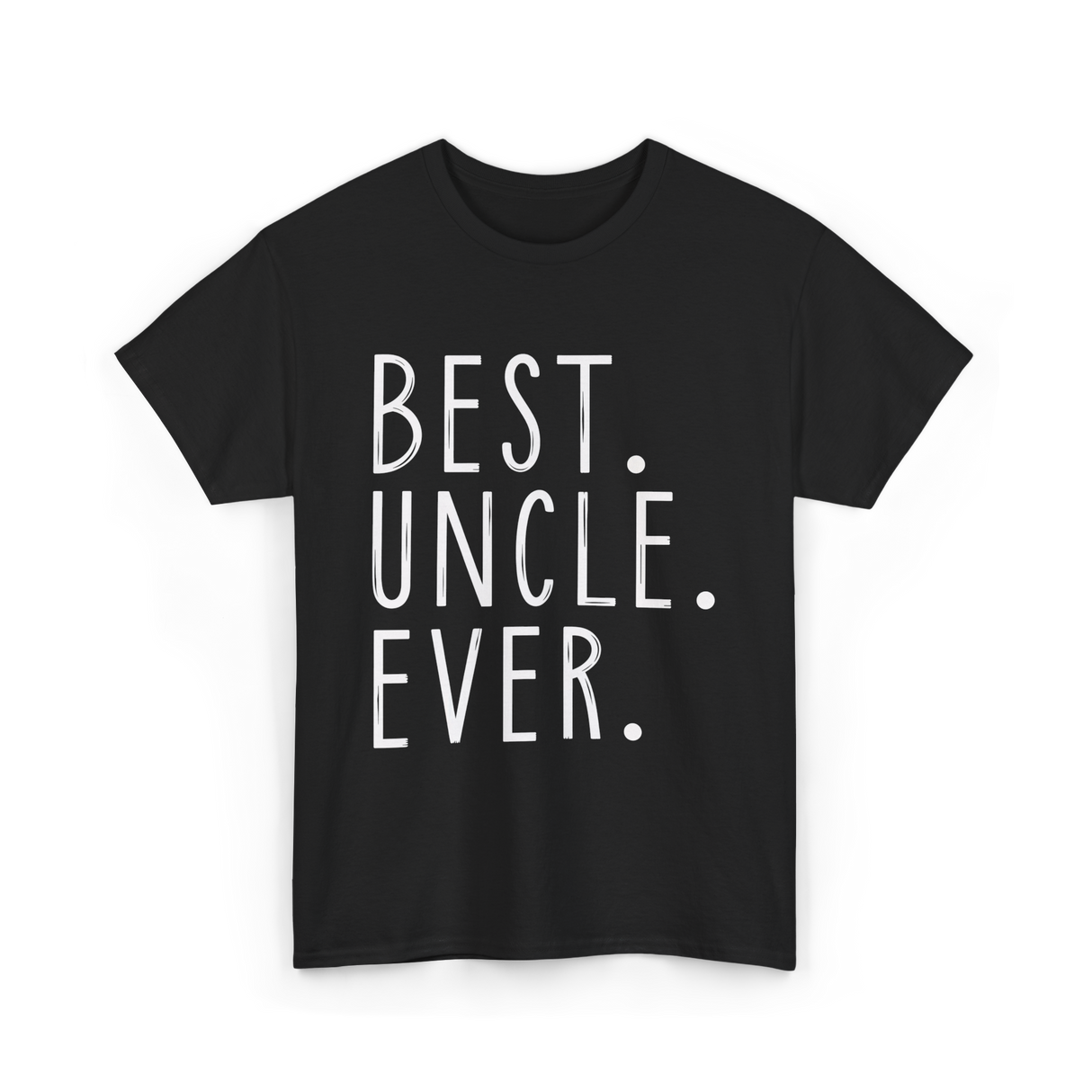 Best Uncle Ever Family Uncle T-Shirt - Black