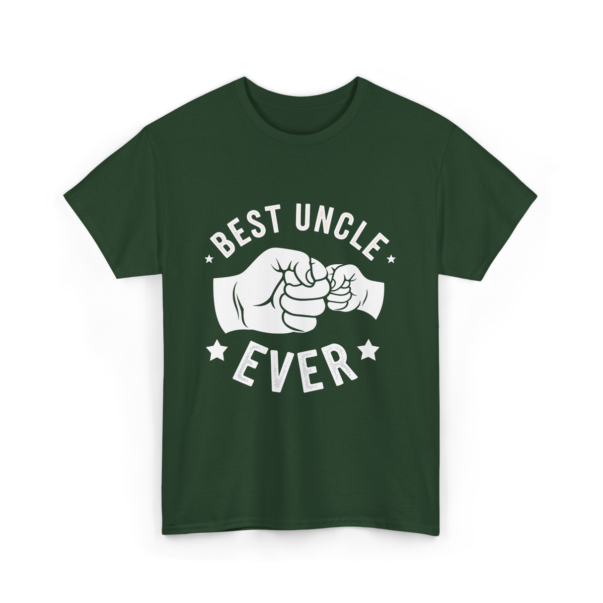 Best Uncle Ever Uncle T-Shirt - Forest Green