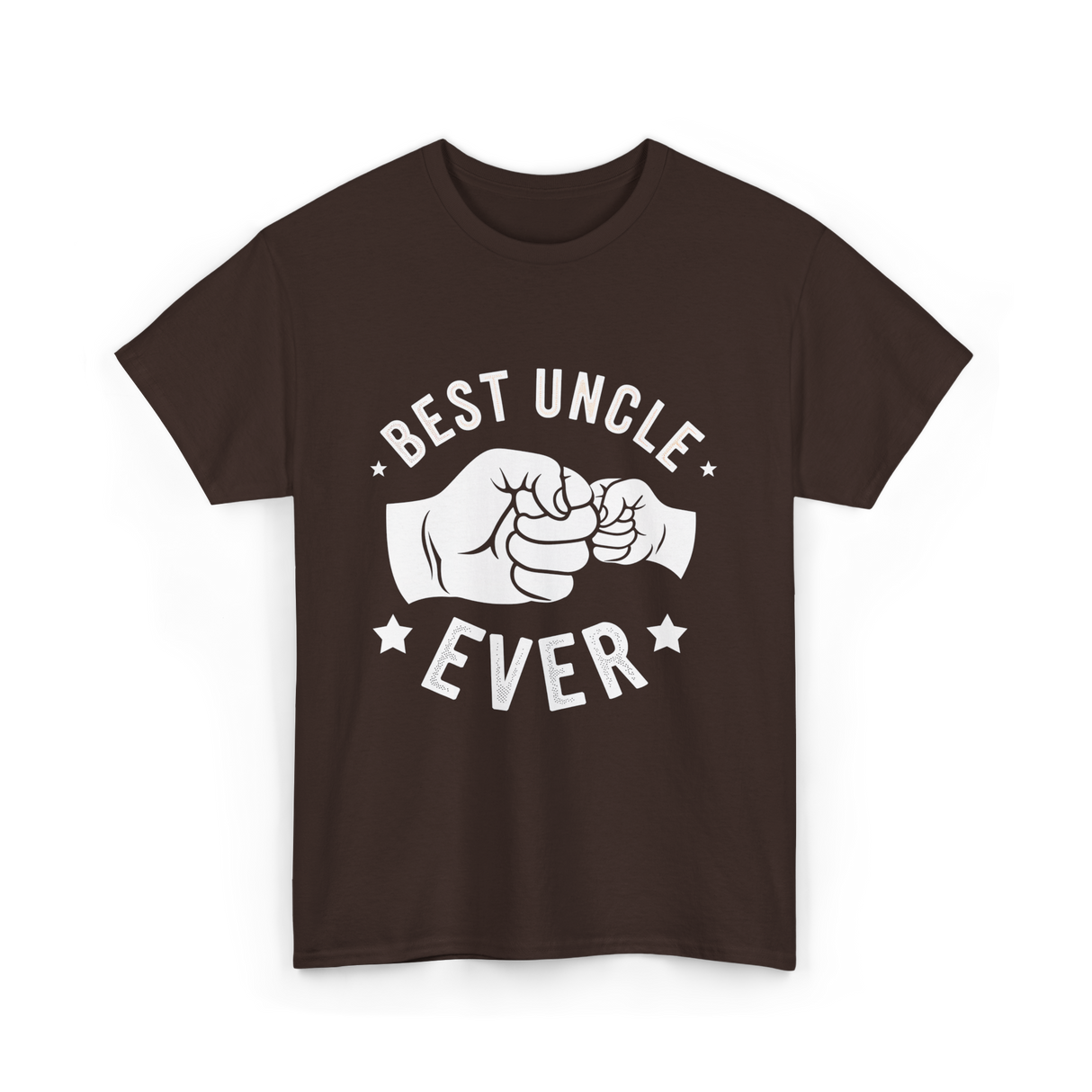 Best Uncle Ever Uncle T-Shirt - Dark Chocolate