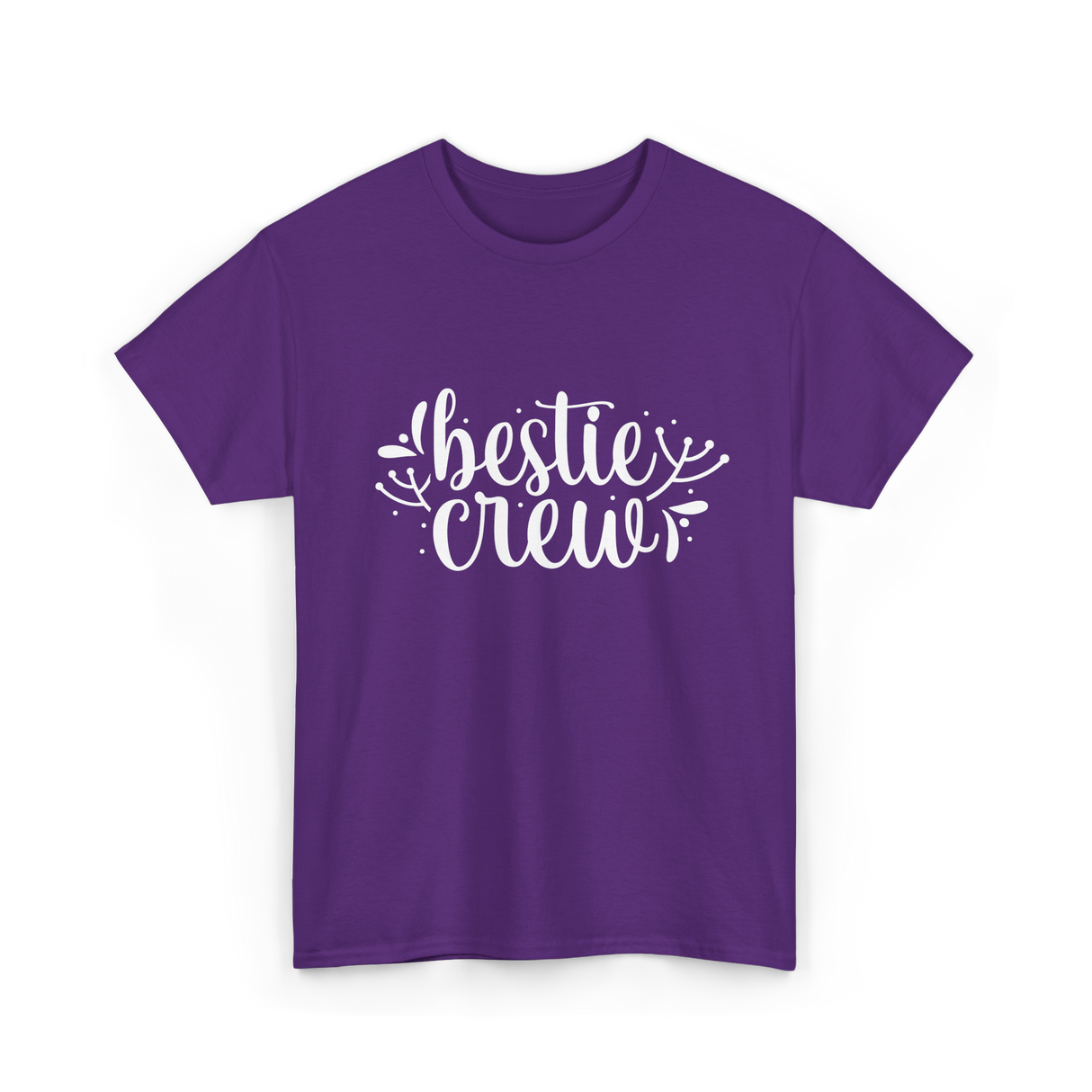 Bestie Crew Friends Friendship T-Shirt - Purple