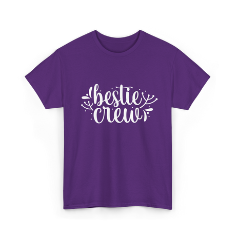 Bestie Crew Friends Friendship T-Shirt - Purple