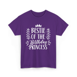 Bestie of the Birthday Princess Friendship T-Shirt - Purple