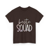 Bestie Squad Friendship Besties T-Shirt - Dark Chocolate