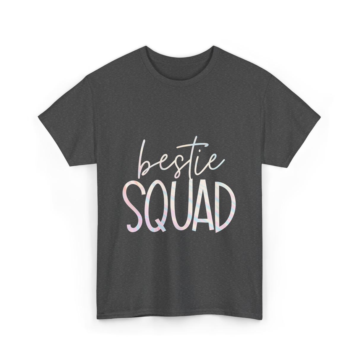 Bestie Squad Friendship Besties T-Shirt - Dark Heather