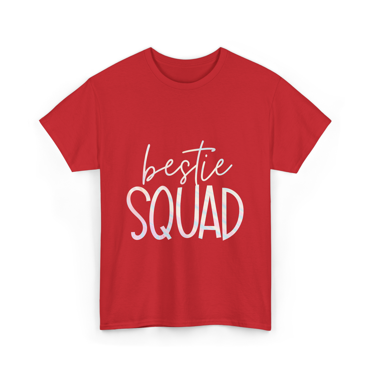 Bestie Squad Friendship Besties T-Shirt - Red