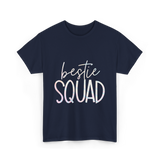 Bestie Squad Friendship Besties T-Shirt - Navy