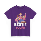 Bestie Squad Friendship Friends T-Shirt - Purple