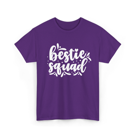 Bestie Squad Friendship Friends T-Shirt - Purple