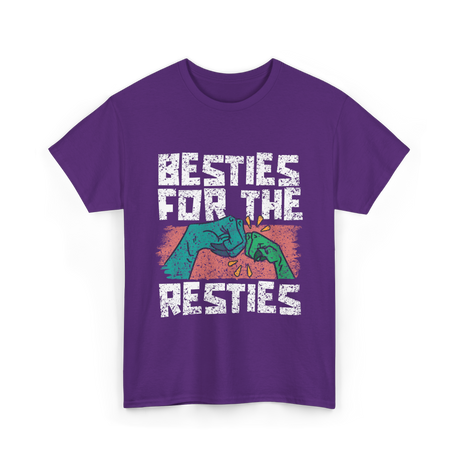 Besties For The Resties Friendship T-Shirt - Purple