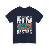 Besties For The Resties Friendship T-Shirt - Navy