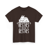 Besties For The Resties Friendship T-Shirt - Dark Chocolate