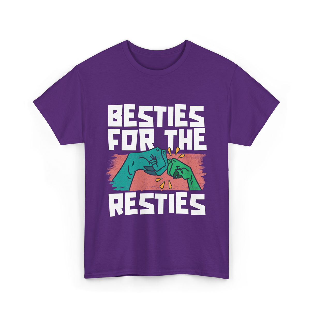 Besties For The Resties Friendship T-Shirt - Purple