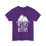 Besties For The Resties Friendship T-Shirt - Purple