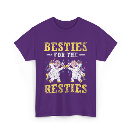 Besties For The Resties Friendship T-Shirt - Purple