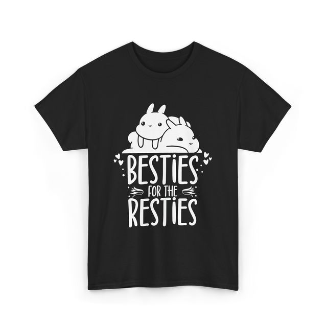 Besties For The Resties Friendship T-Shirt - Black