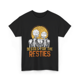 Besties For The Resties Friendship T-Shirt - Black