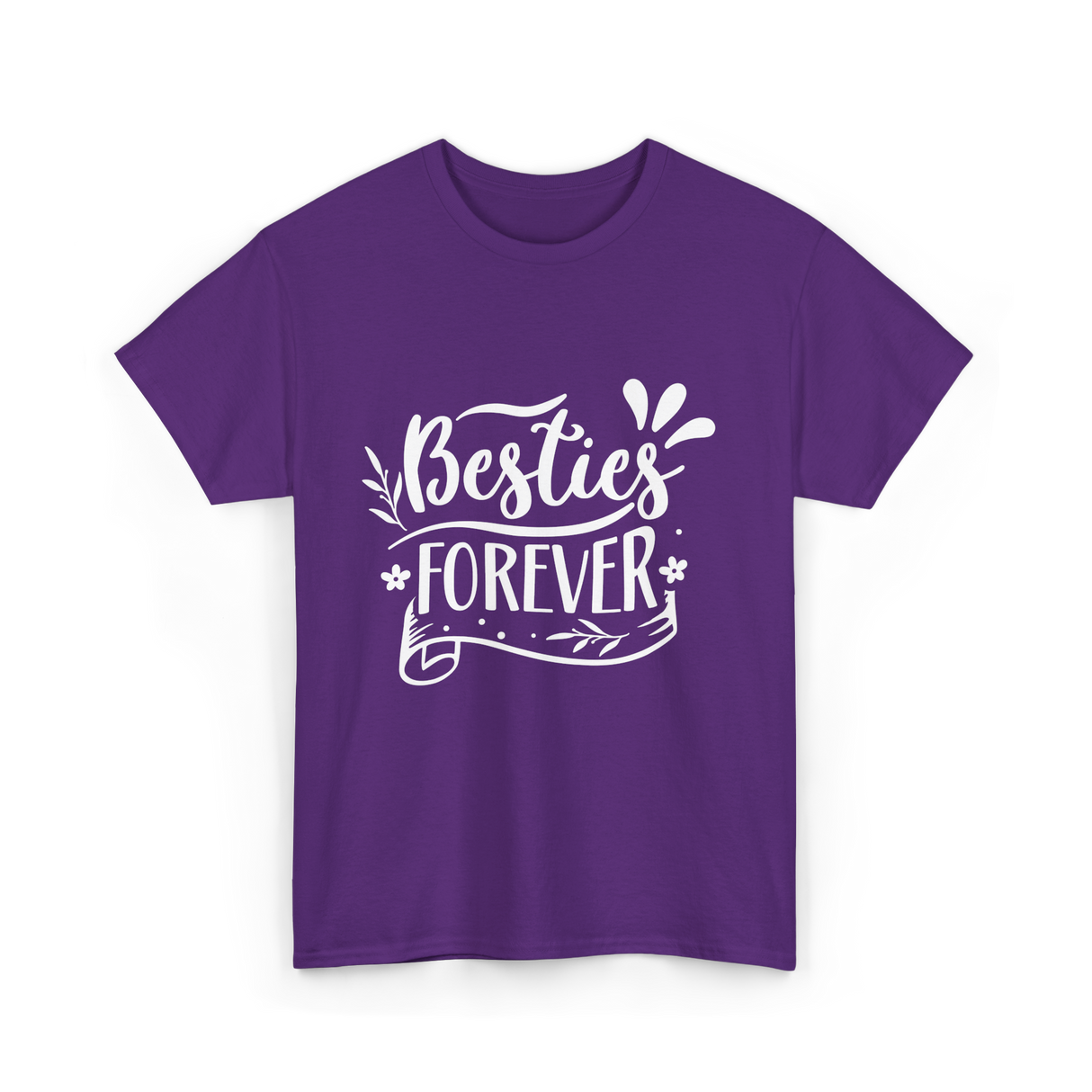 Besties Forever Friendship Friends T-Shirt - Purple