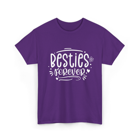 Besties Forever Friendship Friends T-Shirt - Purple