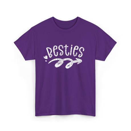 Besties Friendship Best Friend T-Shirt - Purple