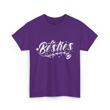 Besties Friendship Best Friend T-Shirt - Purple