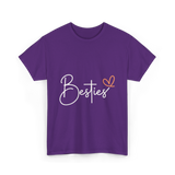 Besties Friendship Best Friend T-Shirt - Purple