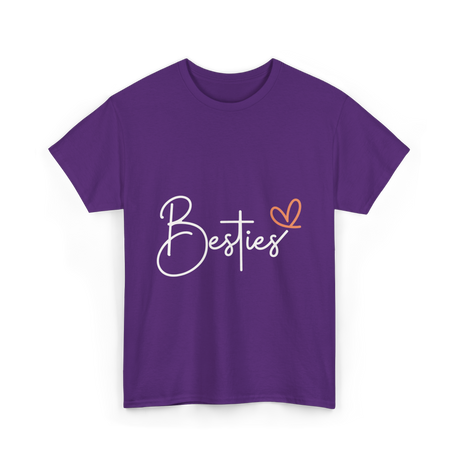 Besties Friendship Best Friend T-Shirt - Purple