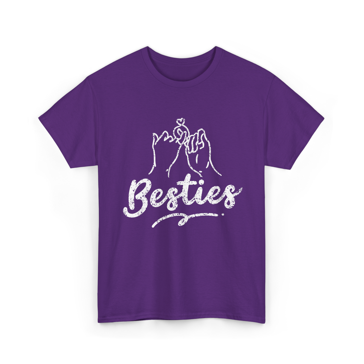 Besties Friendship Friends Support T-Shirt - Purple