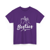 Besties Friendship Friends Support T-Shirt - Purple