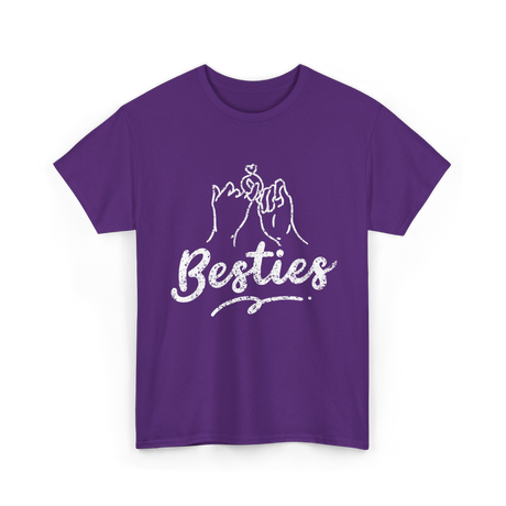 Besties Friendship Friends Support T-Shirt - Purple