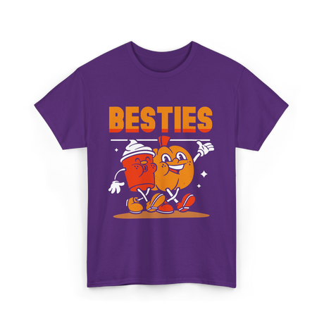 Besties Friendship Friends T-Shirt - Purple