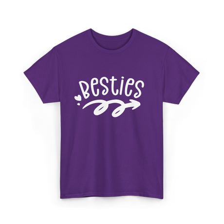 Besties Friendship Friends Team T-Shirt - Purple