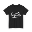 besties friendship T-Shirt - Black