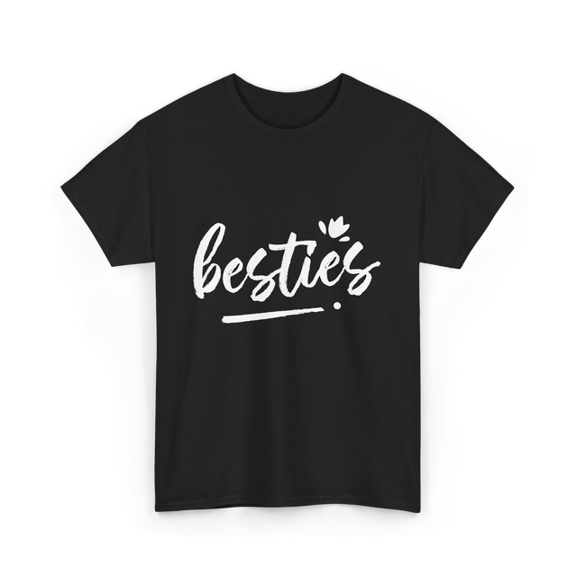 besties friendship T-Shirt - Black