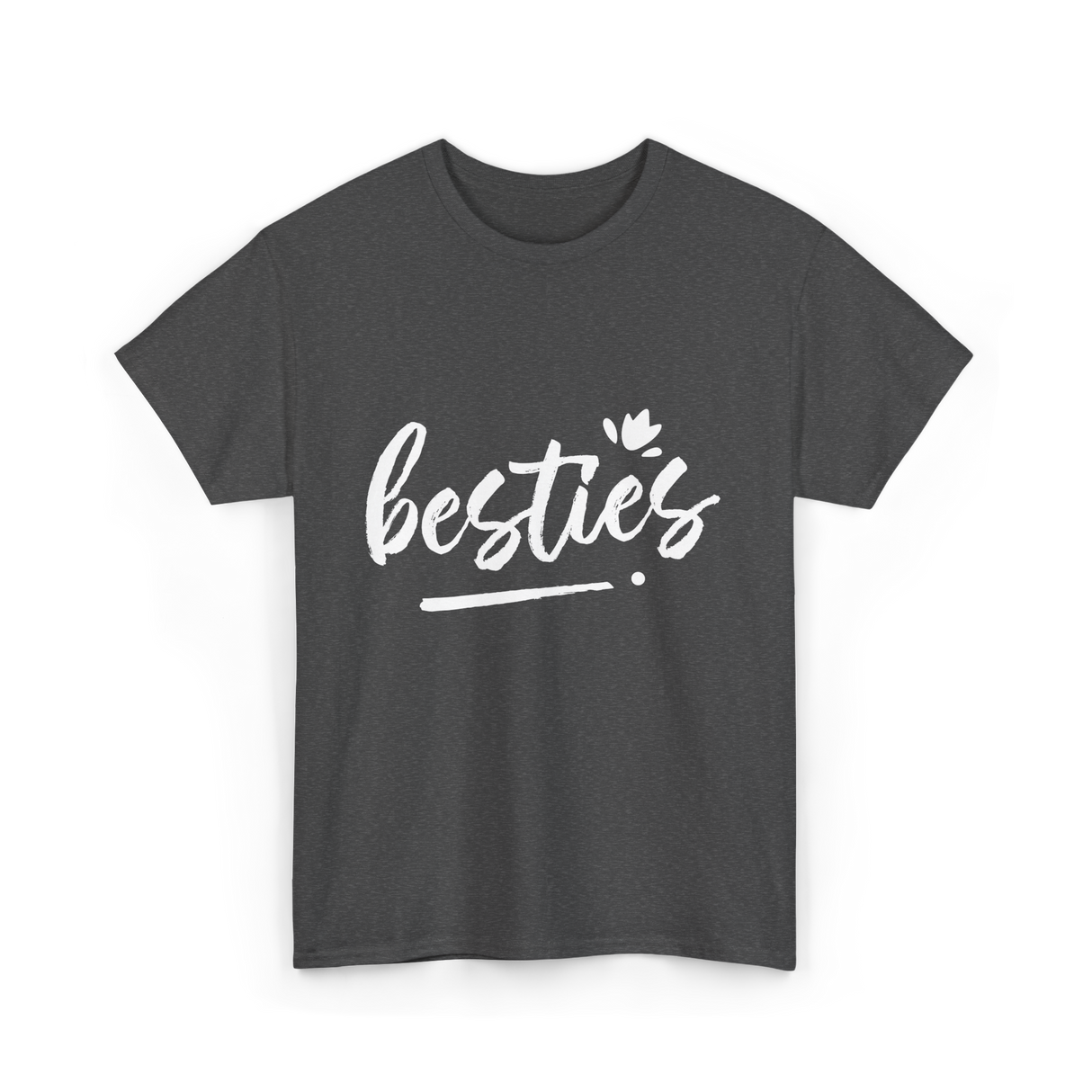 besties friendship T-Shirt - Dark Heather