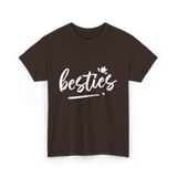 besties friendship T-Shirt - Dark Chocolate