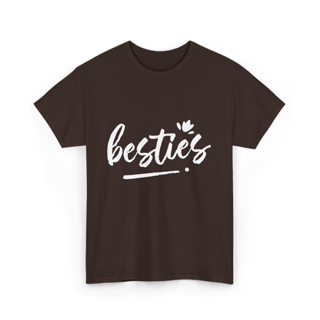 besties friendship T-Shirt - Dark Chocolate